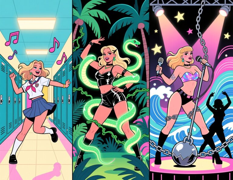 Seksualizacja wizerunku scenicznego – Od niewinności do prowokacji – ewolucja granic w popie od Britney Spears do Miley Cyrus