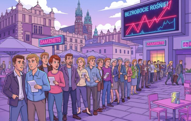 Wzrost bezrobocia w Krakowie – ujawnia główne przyczyny