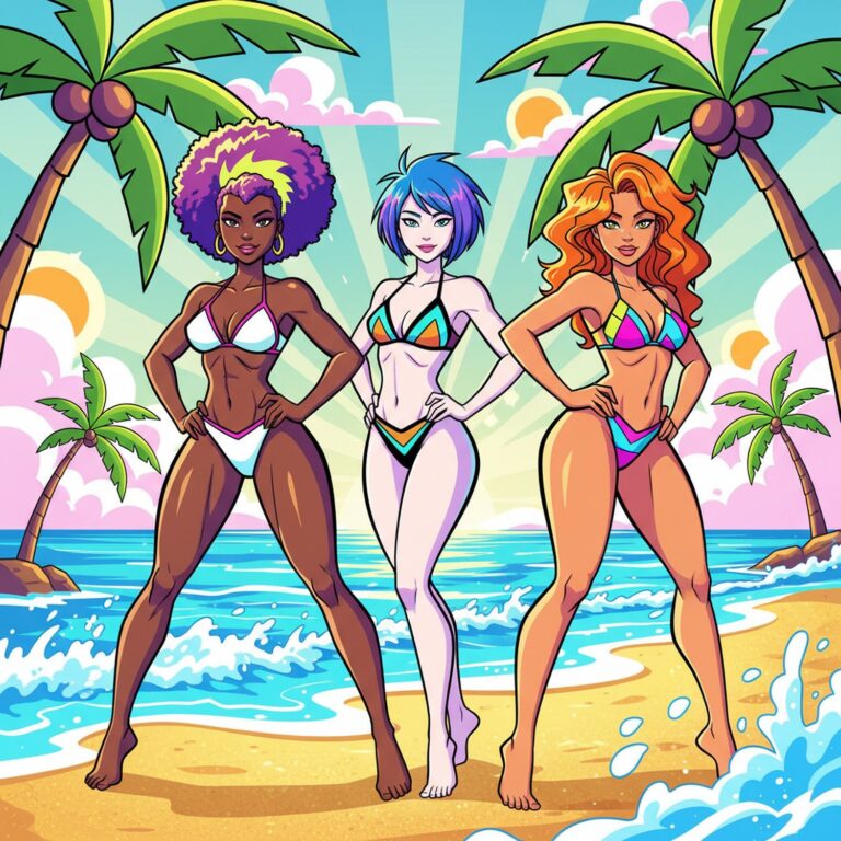 Micro-bikini – globalny trend celebrujący unikalne piękno kobiecego ciała na plaży