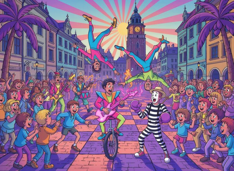 Magia teatru na ulicach Krakowa podczas Festiwalu Ulica 2014